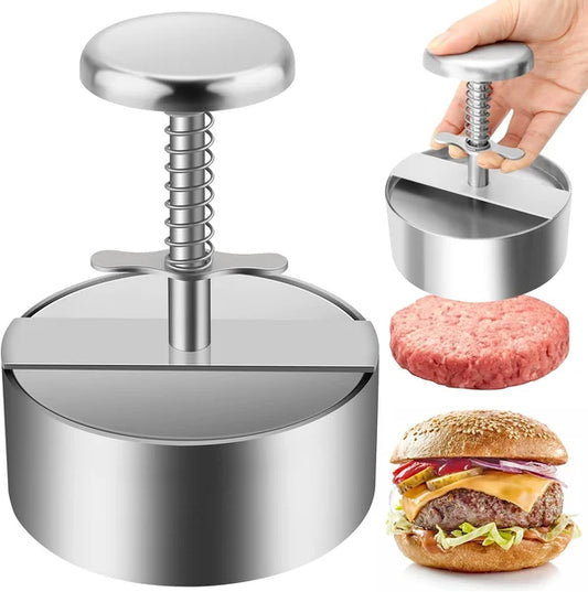 🍔 Kézi húsprés hamburgerpogácsákhoz – gyorsan, egyszerűen, tökéletesen!