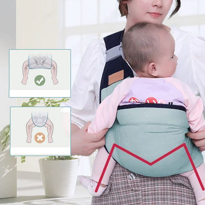 🤱 1+1 INGYEN Ergonomikus babahordozó deréktámasszal