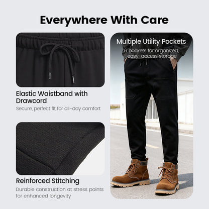 👖50 % DE RÉDUCTION🛠️MultiPants – Pantalon cargo durable avec de multiples poches et une grande élasticité