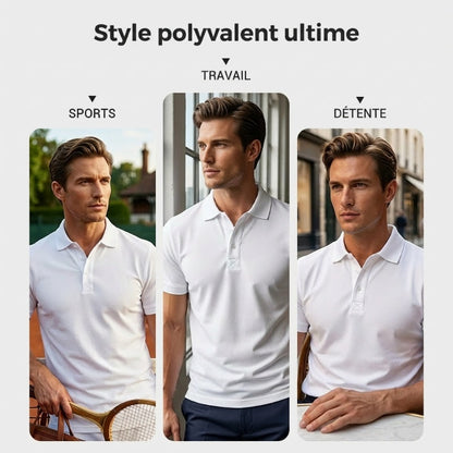 👔 50% DE RÉDUCTION 🏃‍♂️ Ensemble sport-shirt infroissable – Tissu technique respirant & coupe moderne – Polyvalent pour le sport, le bureau ou le quotidien – confort et style sans effort ✨⏰