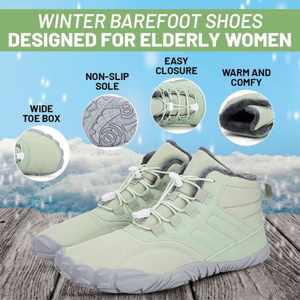 👟 50% OFF + LIVRAISON GRATUITE ! ❄️ Chaussures Pieds Nus Hiver - Antidérapantes & Imperméables 🏔️📦