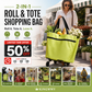 🛍️✨ Átalakítható bevásárlótáska – elrejti a kerekeket, 20 kg-ot bír, cipzárral bővíthető!