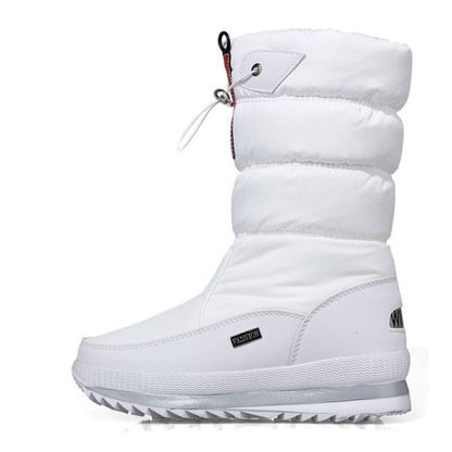 Livraison gratuite - Bottes de neige imperméables et antidérapantes en fausse fourrure pour femmes