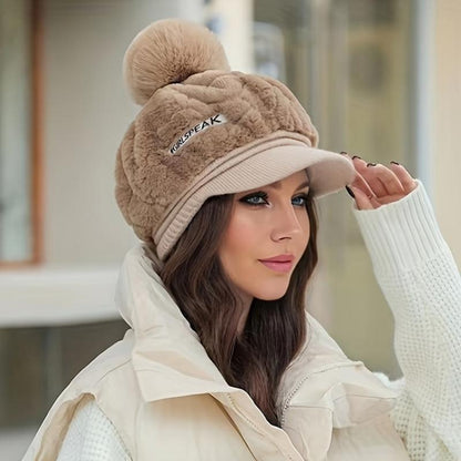 📢📢50% RÉDUCTION DERNIER JOUR! 🎁Le meilleur cadeau pour elle 🎁👒 - chapeau d'hiver pour femme à bord court🥰