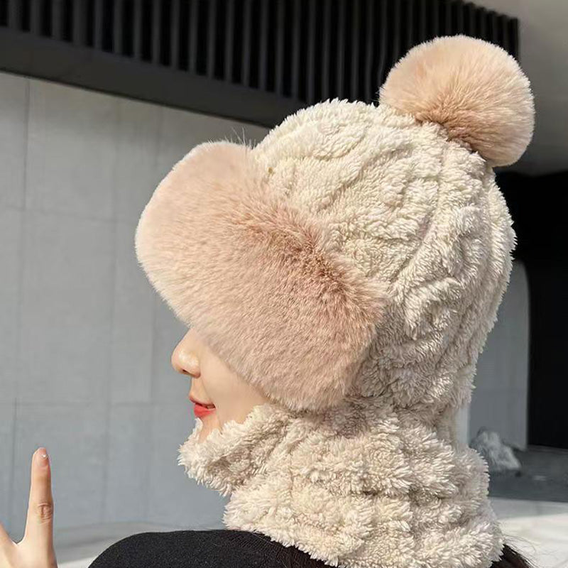 ✨ Nouveau bonnet hiver 2026 en laine épaisse et chaud : coupe-vent, style 2-en-1 écharpe-bonnet & tendance ! ❄️