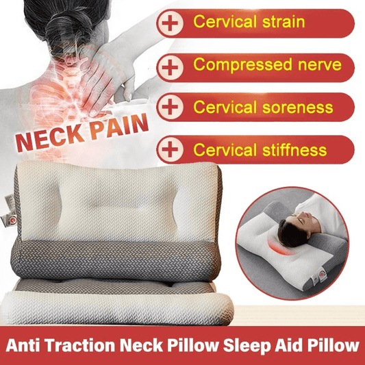 😴 Extra kényelmes ergonomikus párna – Aludjon úgy, mint egy álom! – Kontúros kialakítás, légáteresztő huzat, tökéletes a nyak és a hát tehermentesítéséhez 🛌