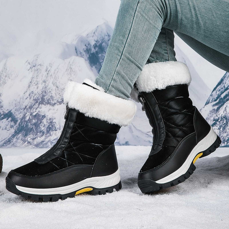 🔥DERNIER JOUR DE SOLDES 50 % DE RÉDUCTION🔥 Bottes de neige chaudes antidérapantes à fermeture éclair pour femmes