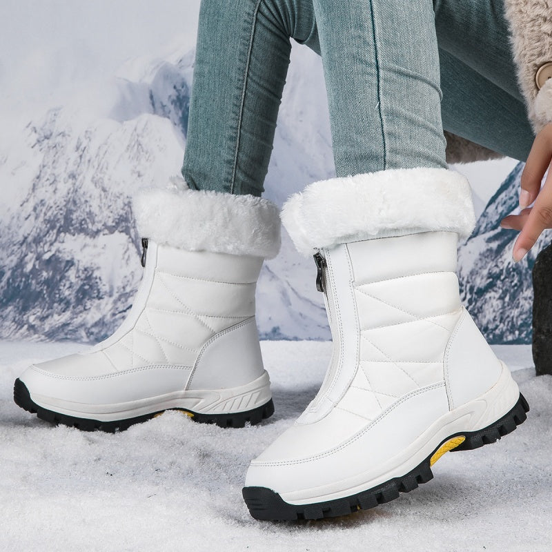 🔥DERNIER JOUR DE SOLDES 50 % DE RÉDUCTION🔥 Bottes de neige chaudes antidérapantes à fermeture éclair pour femmes
