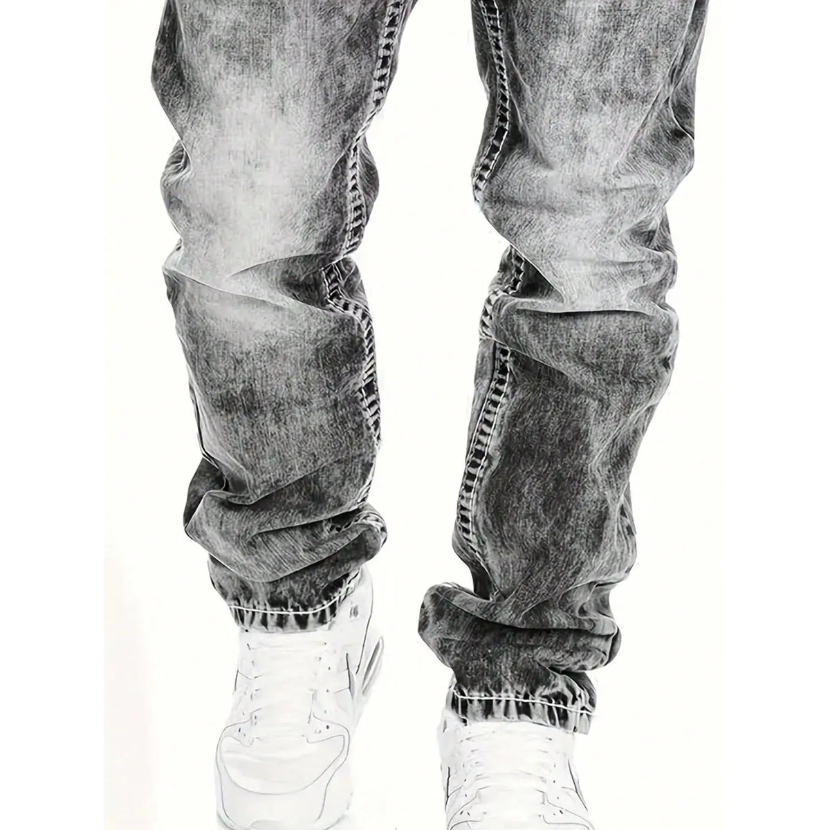 👖 50% DE RÉDUCTION! 🔥 Jean en Denim Extensible Créatif pour Hommes – Style Minimaliste, Coupe Moderne & Parfait pour l'Été 💙