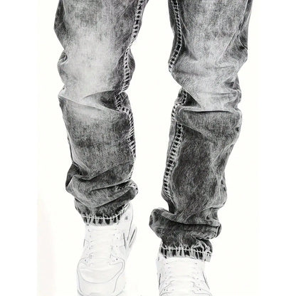 👖 50% DE RÉDUCTION! 🔥 Jean en Denim Extensible Créatif pour Hommes – Style Minimaliste, Coupe Moderne & Parfait pour l'Été 💙