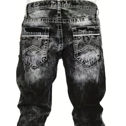 👖 50% DE RÉDUCTION! 🔥 Jean en Denim Extensible Créatif pour Hommes – Style Minimaliste, Coupe Moderne & Parfait pour l'Été 💙