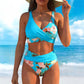🌸🌿 Hangsúlyozd az alakod – Női virágmintás, magas derekú bikini szett (EU S-XL) – Utánvétes 🌊👙