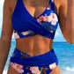 🌸🌿 Hangsúlyozd az alakod – Női virágmintás, magas derekú bikini szett (EU S-XL) – Utánvétes 🌊👙