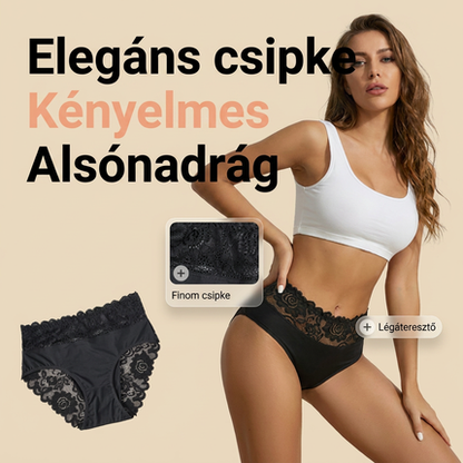 🔥 Vegyél 1-et, kapj 1-et INGYEN!💕Női puha, lélegző csipkés bugyi