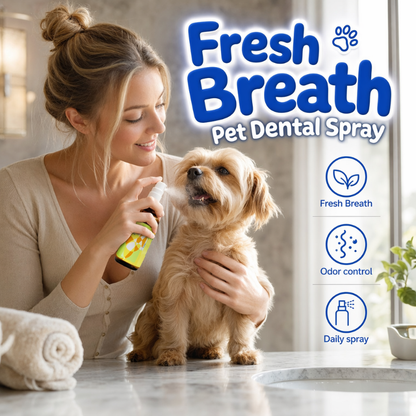 Szájfrissítő spray háziállatoknak, 30 ml