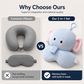 2-in-1 Travel Pillow with Eye Mask