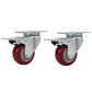 🔩 Heavy Duty Swivel Castor with Total Stop Brake – 200kg Load Capacity, PU Wheel, Non-Marking, 360° Smooth Rotation for Trolley & Workbench 🛠️✨