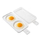 🍳Gyors mikrohullámú, 2 rekeszes tojásfőző