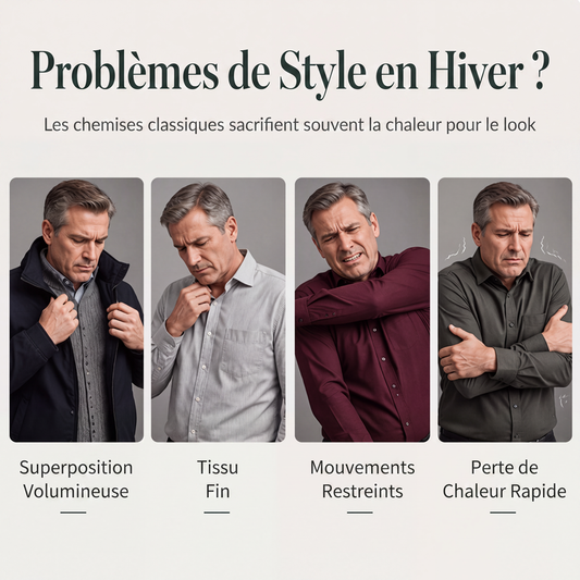 Chemise à Col Rayé 2 Pièces - Style Automne/Hiver en Coton Respirant et Confortable 👔📦