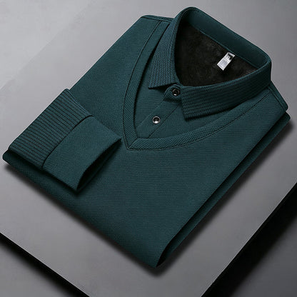 Chemise à Col Rayé 2 Pièces - Style Automne/Hiver en Coton Respirant et Confortable 👔📦