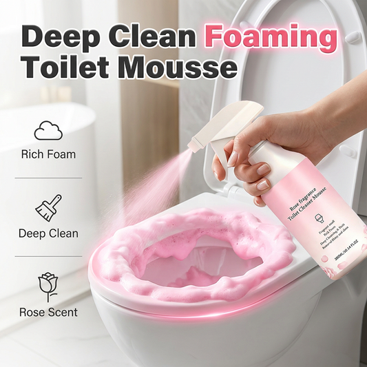 🚽 Toilette habtisztító – Habos mousse, mélytisztítás, eltávolítja a makacs szennyeződéseket és kellemes friss illatot hagy maga után 🔥