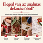 🎄 3D-s gyöngyökkel díszített süteményház – karácsonyi motívummal