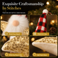 Sequin Santa Claus and Five-Pointed Star Hanging Ornaments for Christmas Tree Home Decoration