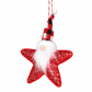 Sequin Santa Claus and Five-Pointed Star Hanging Ornaments for Christmas Tree Home Decoration
