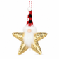 Sequin Santa Claus and Five-Pointed Star Hanging Ornaments for Christmas Tree Home Decoration