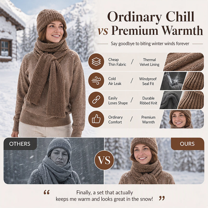🌨️🧣 Écharpe à capuche | Bonnet, capuche et tour de cou 3-en-1 – Un maximum de chaleur pour les journées froides ✨