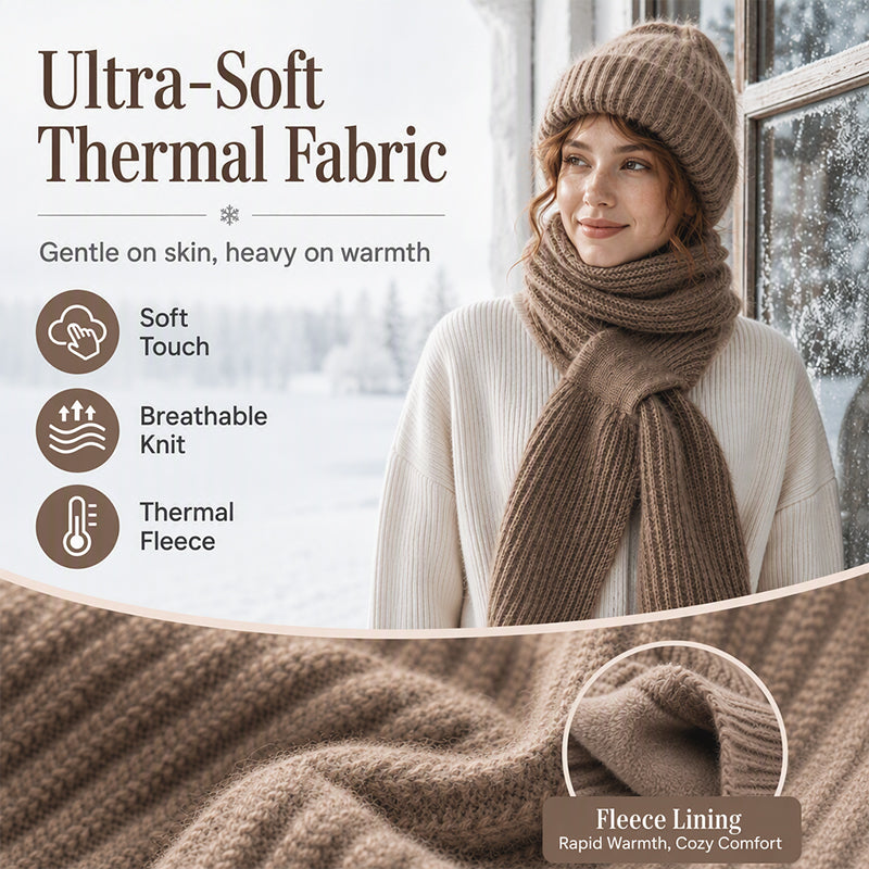 🌨️🧣 Écharpe à capuche | Bonnet, capuche et tour de cou 3-en-1 – Un maximum de chaleur pour les journées froides ✨