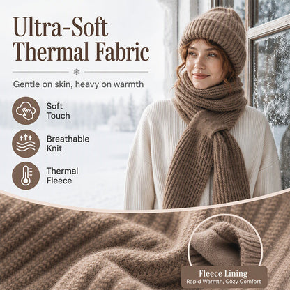 🌨️🧣 Écharpe à capuche | Bonnet, capuche et tour de cou 3-en-1 – Un maximum de chaleur pour les journées froides ✨