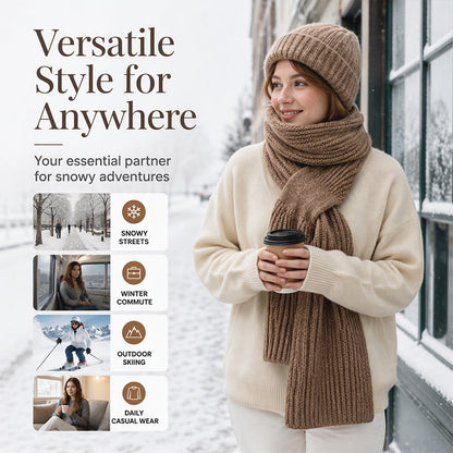 🌨️🧣 Écharpe à capuche | Bonnet, capuche et tour de cou 3-en-1 – Un maximum de chaleur pour les journées froides ✨