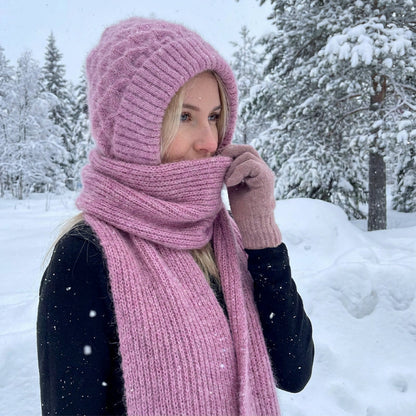 🌨️🧣 Écharpe à capuche | Bonnet, capuche et tour de cou 3-en-1 – Un maximum de chaleur pour les journées froides ✨
