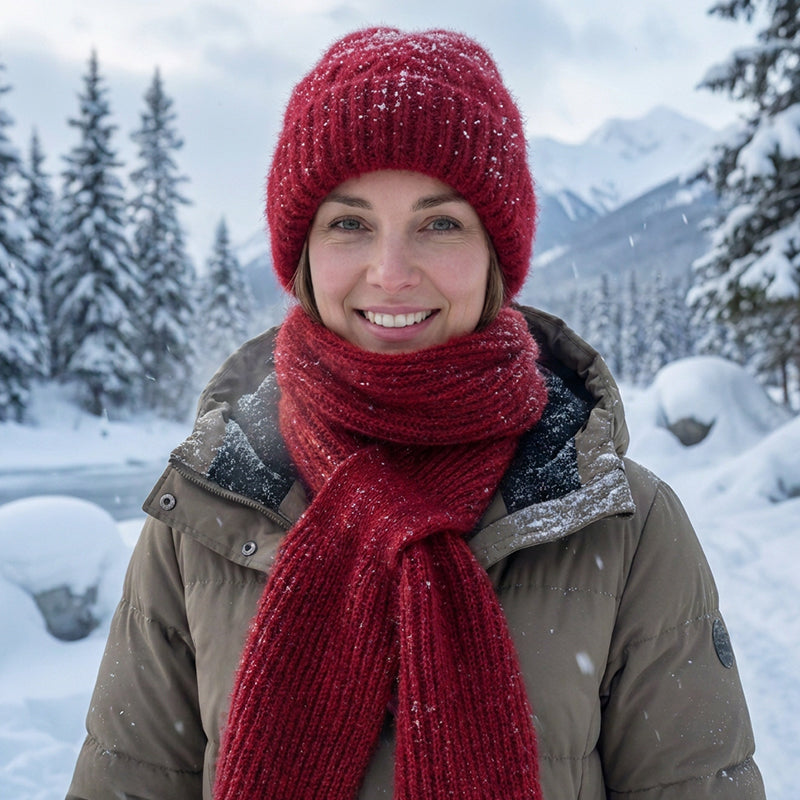 🌨️🧣 Écharpe à capuche | Bonnet, capuche et tour de cou 3-en-1 – Un maximum de chaleur pour les journées froides ✨