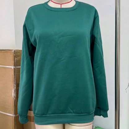 ✨ Sweatshirt homme col rond doublé polaire — chaud, coupe décontractée, M-3XL 👕