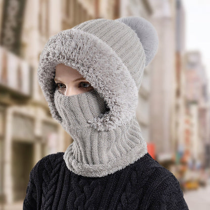 🎁Promotion spéciale : -50 % DE RÉDUCTION👒Bonnet Écharpe et Masque 3-en-1 Tricoté d'Hiver pour Femmes