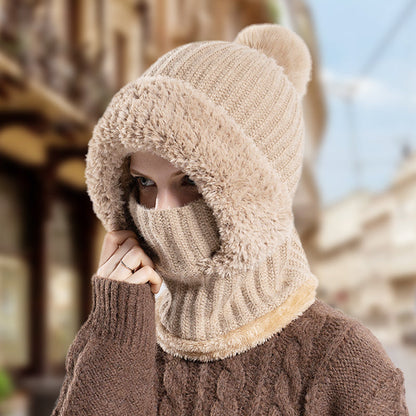 🎁Promotion spéciale : -50 % DE RÉDUCTION👒Bonnet Écharpe et Masque 3-en-1 Tricoté d'Hiver pour Femmes