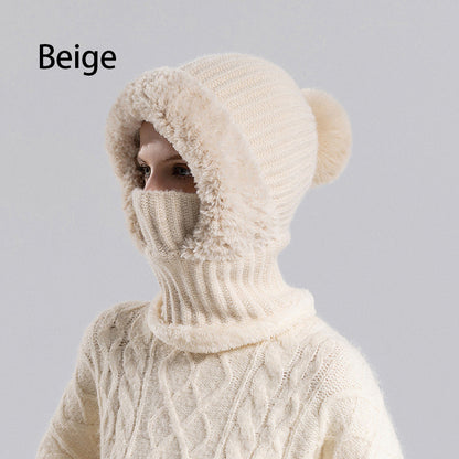 🎁Promotion spéciale : -50 % DE RÉDUCTION👒Bonnet Écharpe et Masque 3-en-1 Tricoté d'Hiver pour Femmes