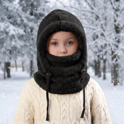💖Soldes ! Prix cassés💖Cagoule de cyclisme thermique et coupe-vent pour enfants