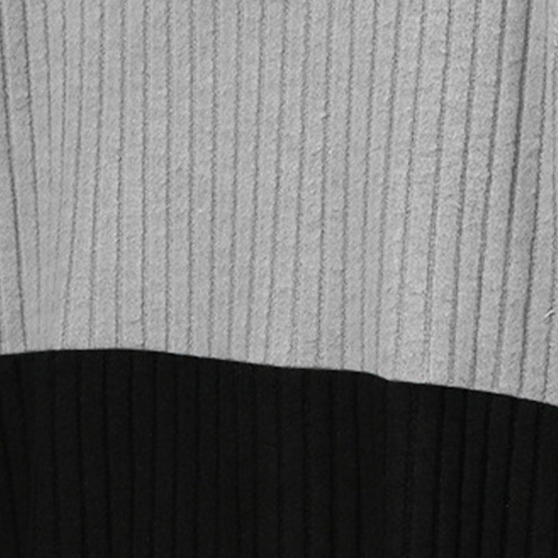 Pull à capuche color block pour femme
