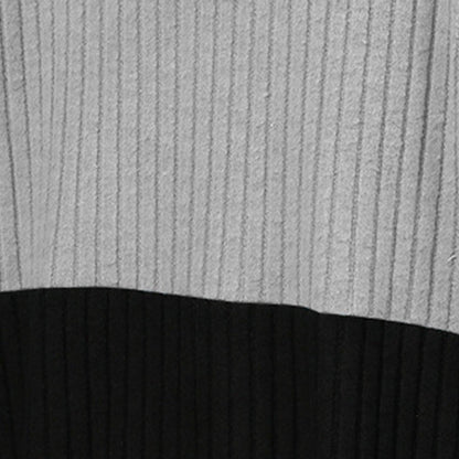 Pull à capuche color block pour femme
