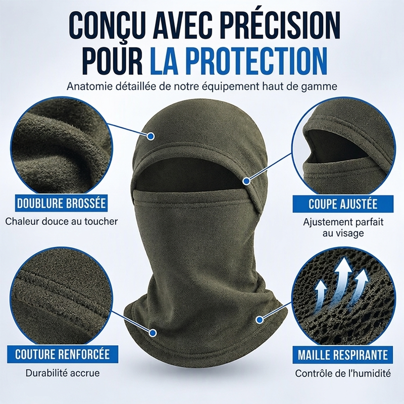 ✨ Cagoule de cyclisme pour l’hiver : thermique, coupe-vent et facile à porter 🚴