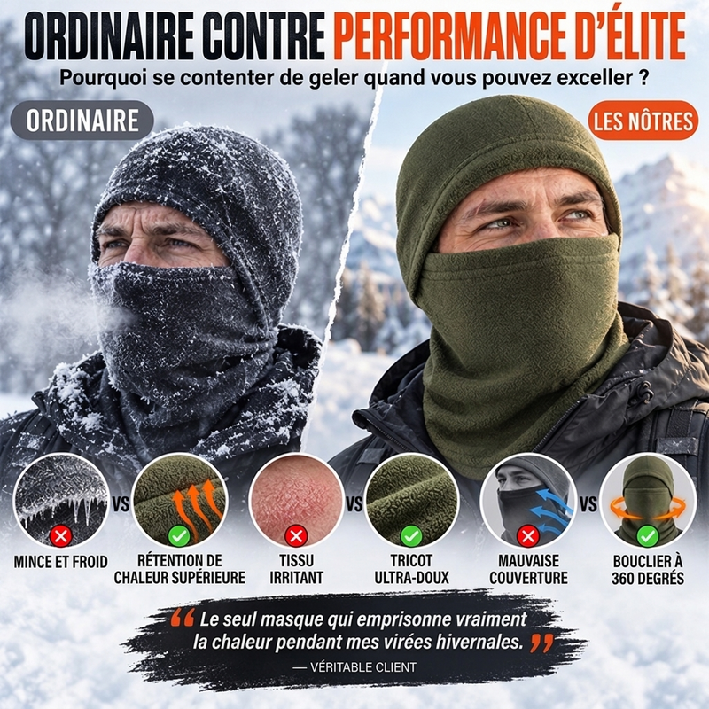 ✨ Cagoule de cyclisme pour l’hiver : thermique, coupe-vent et facile à porter 🚴