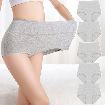 Culottes féminines taille haute, élastiques et respirantes